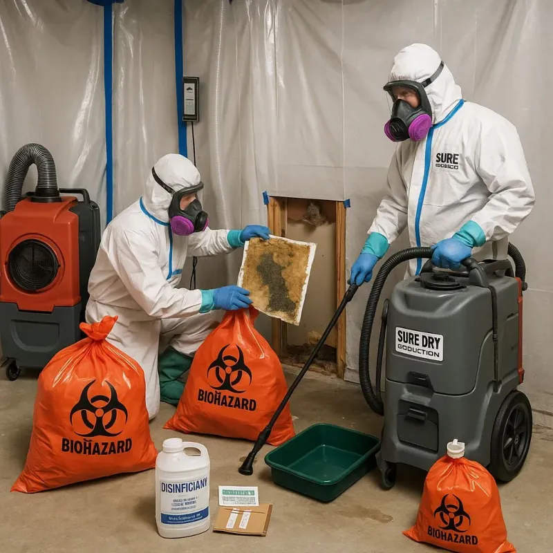 Contaminated Water Handling Protocols process in La Grulla, TX