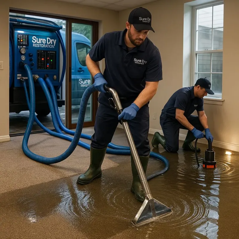 Water Extraction and Removal process in La Grulla, TX